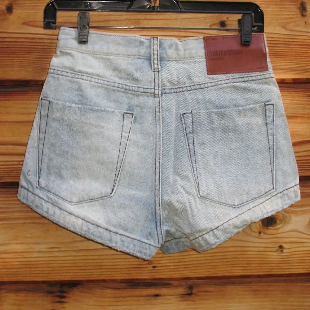 NWT High Rise Denim Shorts - Picture 5 of 8